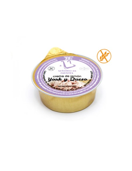Monodosis CREMA DE YORK QUESO ESTUCHE 30, 25 GR