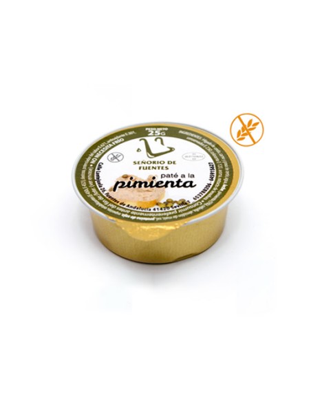 Monodosis PATÉ A LA PIMIENTA ESTUCHE 30, 25 GR